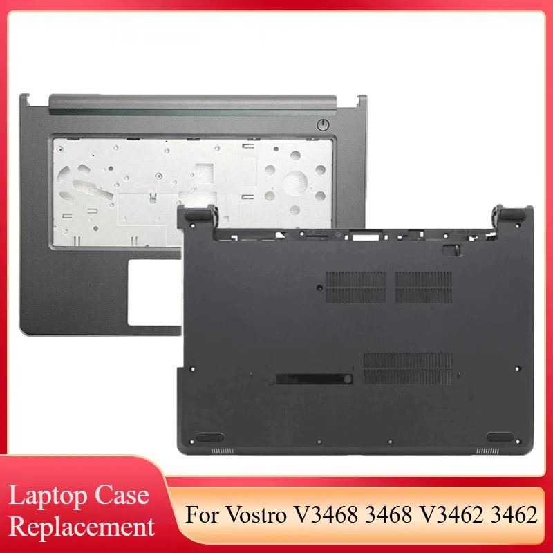 

NEW Original Laptop Case for Vostro V3468 3468 V3462 3462 Palmrest Upper Cover Bottom Base Enclosure Replacement Shell 0T7RY4