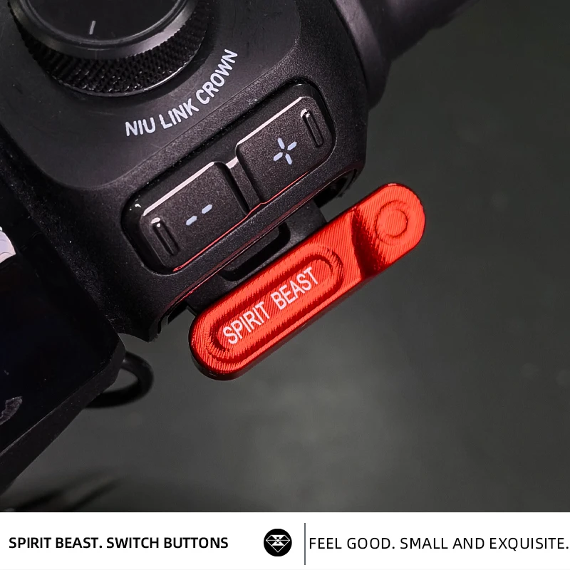 Spirit beast applies NIUNXT switch extension button to modify electric vehicle extended horn button start key