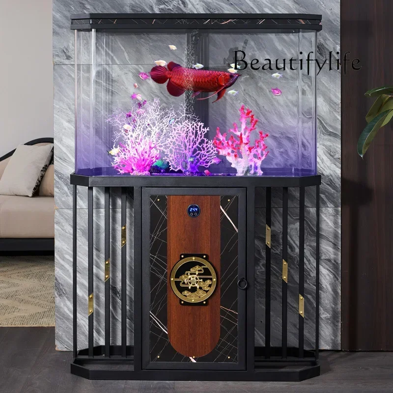 Экран у стены, ленивый экологический аквариум без воды, новый акриловый аквариум для средней и большой в гостиной