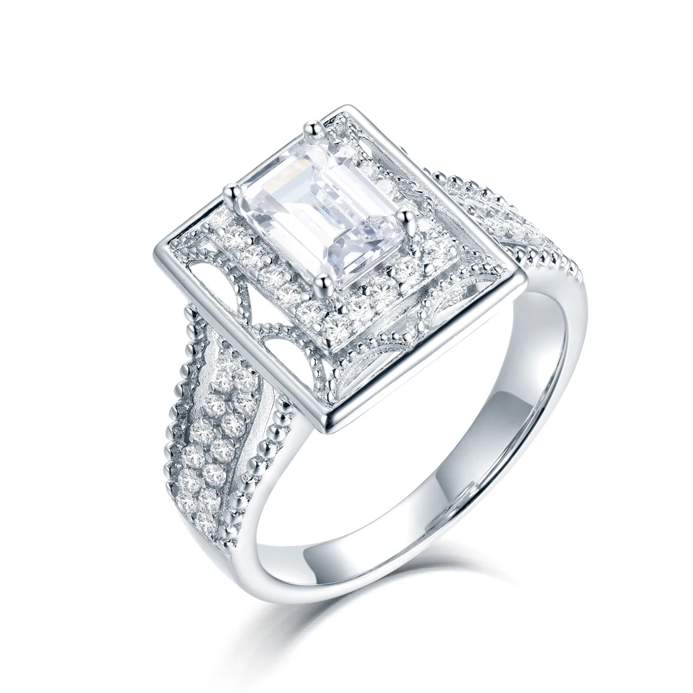 

SunStar Factory Wholesale Fashion Wedding Jewelry 925 Sterling Silver Ring in Stock