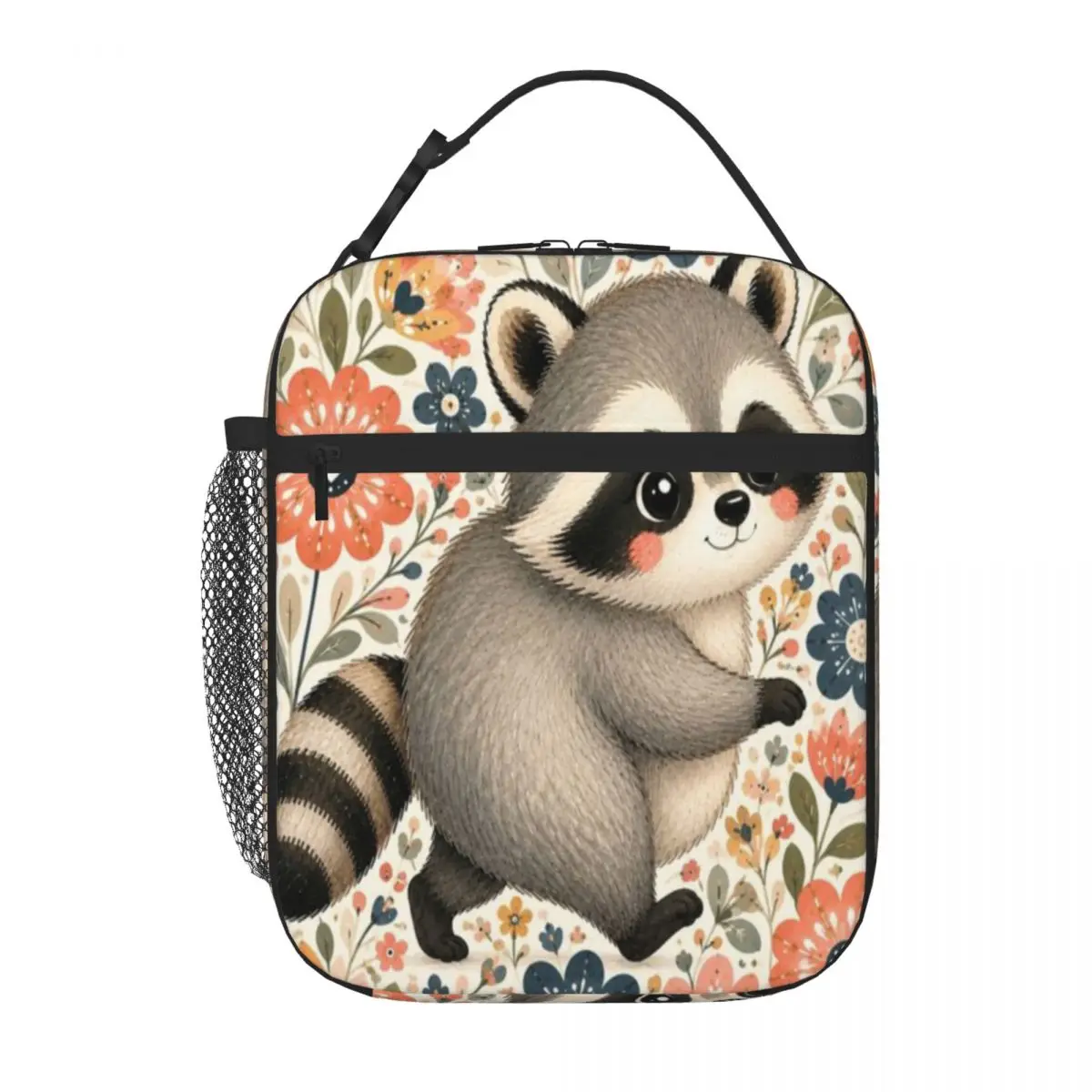 Hot Sale Jimothy In A Floral Folk Garden Casual Canvas Lunch Bag Home To Go Thermal Lunch Bag