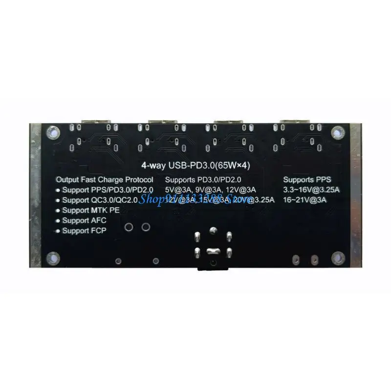 G88D 4 Port USB C Charging Module 65W Power Charging Converters Board Replacement