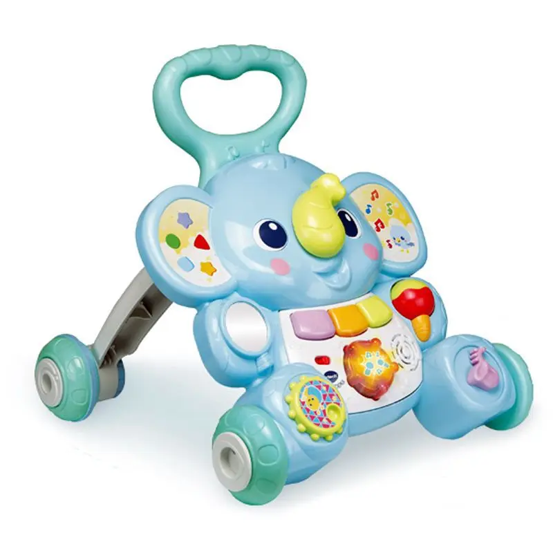 Elephant Musical Baby Walker & Ride-On Toy