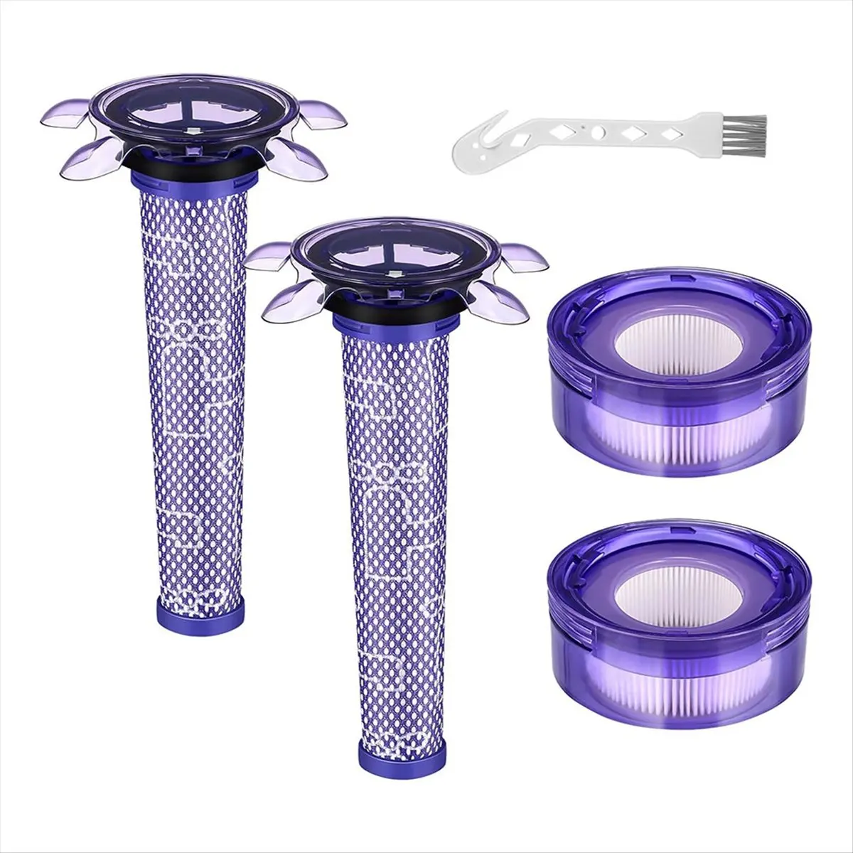 DT56 Vacuum Filter Replacement Kit for Dyson V8 Cordless Vacuum Cleaner Model SV25, Dyson V8 Focus Mattress Handheld Vacuum