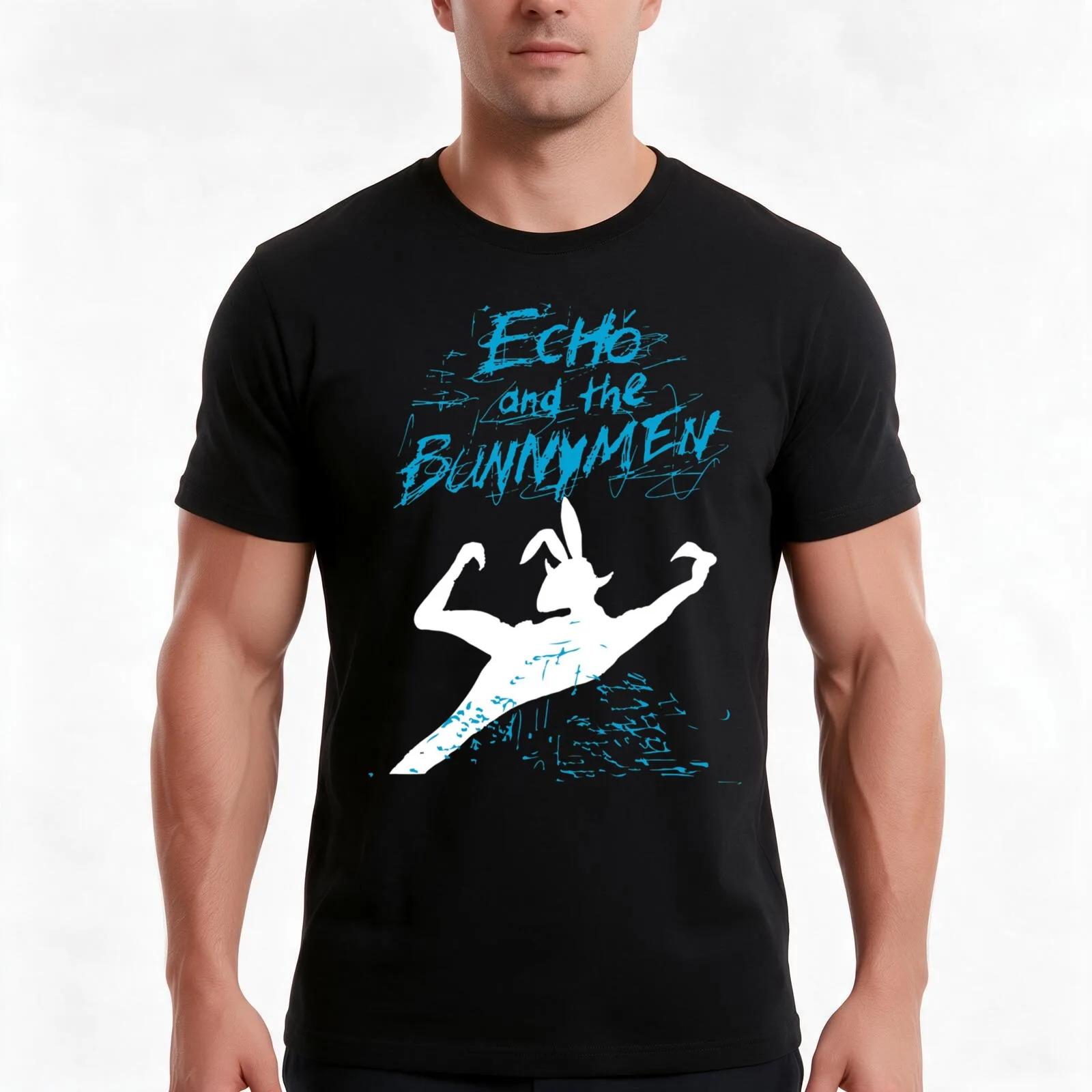 Classic Art Echo 80s Th T-Shirt, Summer Casual Cotton Tee, Oversized Streetwear Tops, Vintage Graphic Print, Unisex Men Women