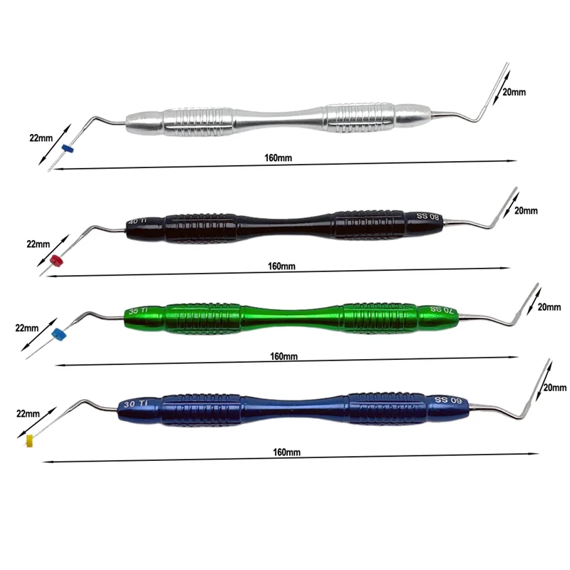 

Dental Gutta Percha Filler Root Canal Tool Endodontic Hand Plugger Vertical Pressure Device Dentistry Fill Instrument