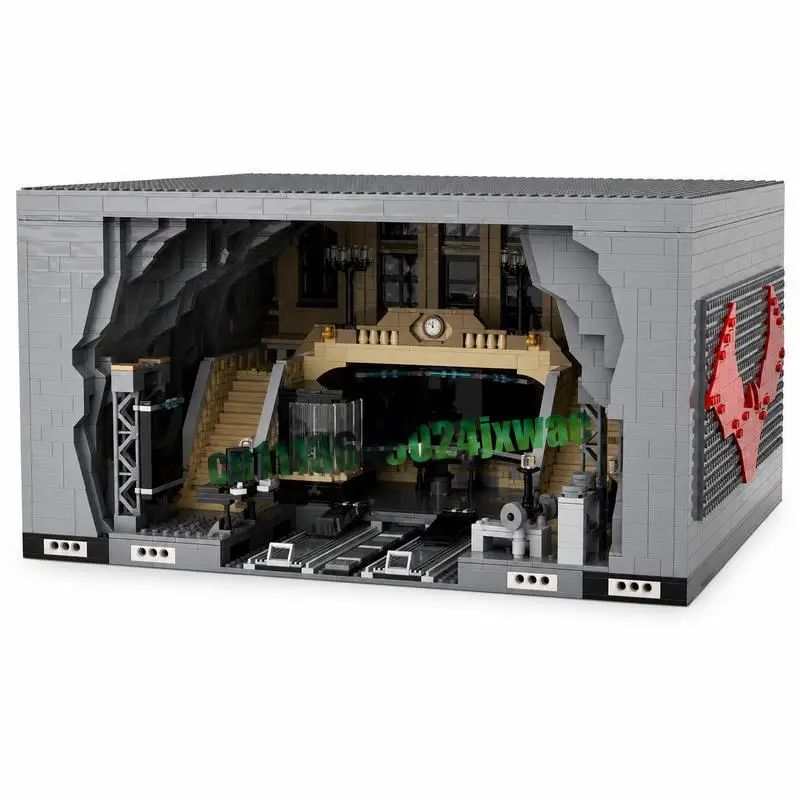 

4705PCS Wayne Terminus Cave MOC Model Custom Puzzle Architecture DIY Assembly Educational Building Blocks Display Popular Gift