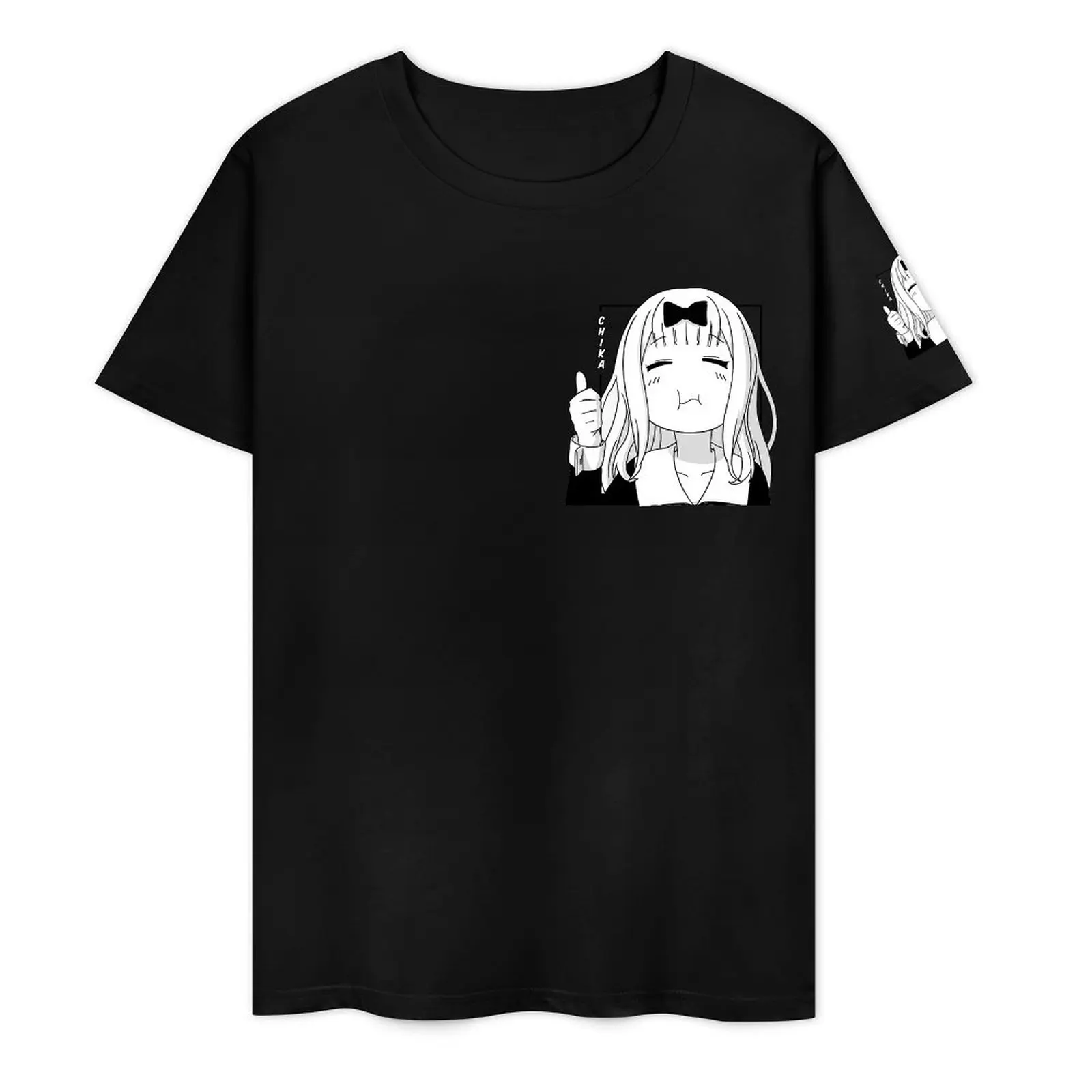 Chika Fujiwara Funny For Sale Harajuku T-shirt Motion Tees Graphic Cool Geeky Travel USA Size