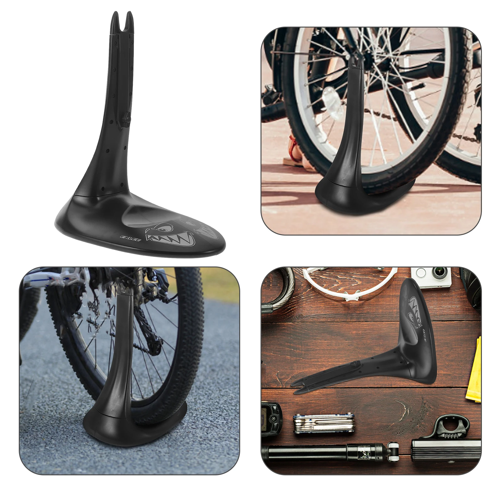 

Bicycle Parking Rack Adjustable Display St for Road Mountain Bikes Portable Stable Support Bike Accessories Scooter Holder Rack