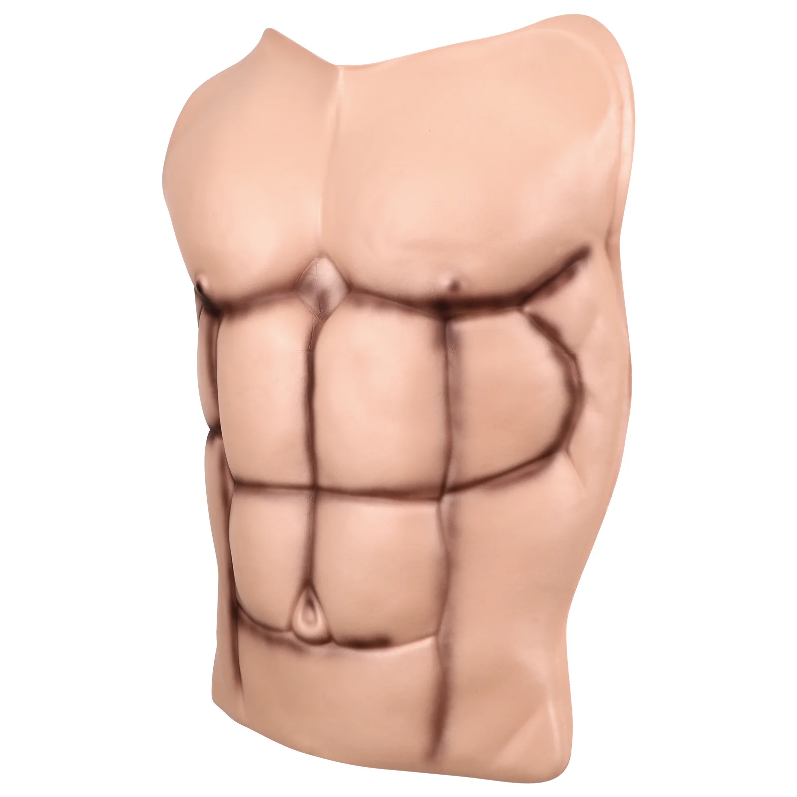 8개입 8팩 가짜 근육 소품 가슴 라텍스 남성 복근 가짜 의상 남성 피부 코스프레