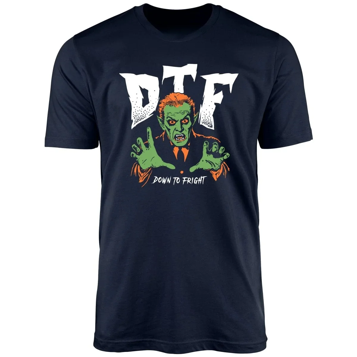Halloween Hot Sale Fashion Casual Cotton Men's Short Sleeve Comfortable Loose T-Shirt dtf down to fright unisex t-shirt