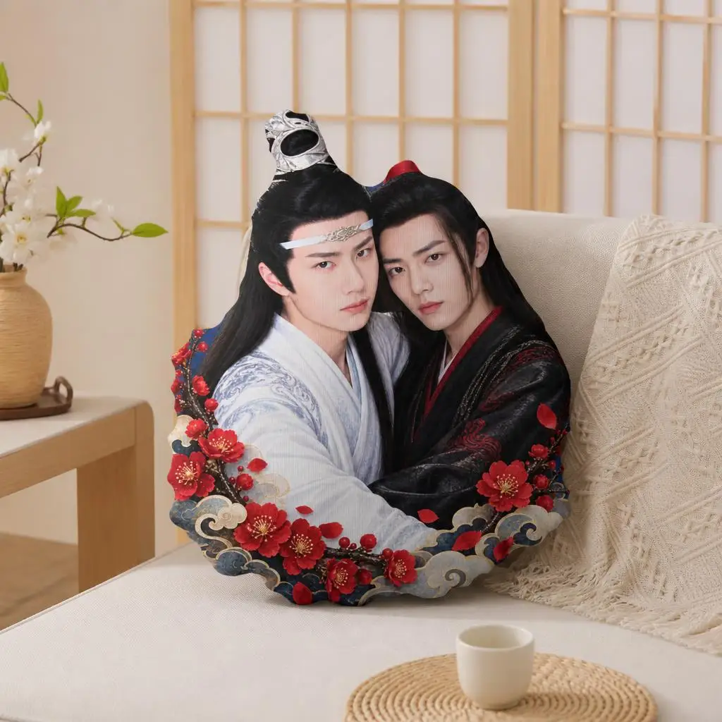 2D Flat Printing Drama The Untamed Shaped Pillow Funny Gift Irregular Stuffed Pillows for Office Car Chair Sofa Home Decor