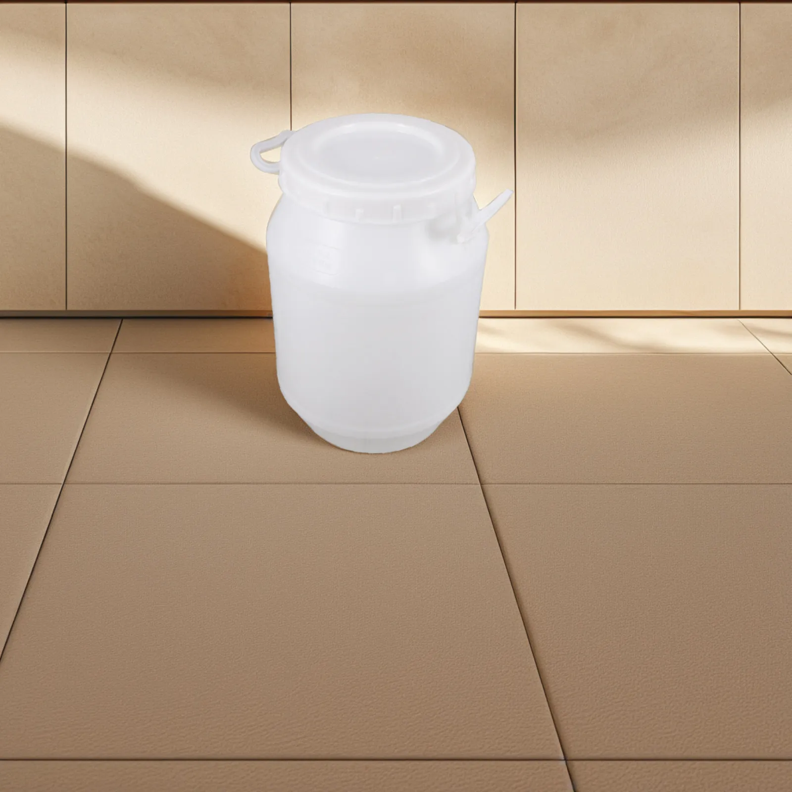 

Пластиковая емкость-канистра 25 л с крышкой, большой контейнер для хранения, пустая банка для продуктов с ручкой для жидкостей, зерна, сухих продуктов