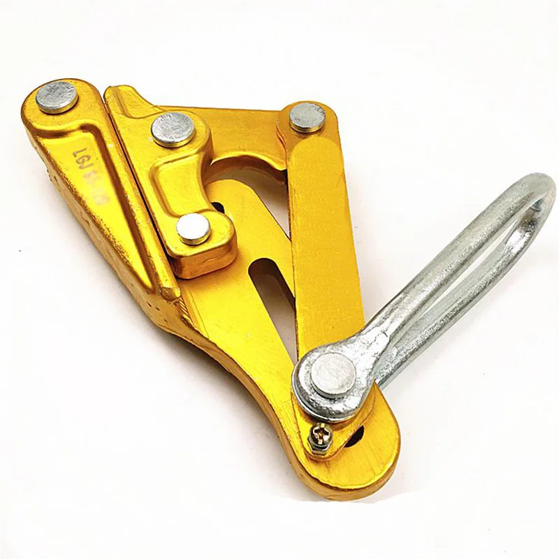 Wire Rope Grip Pulling Puller Tightening Tool 10KN 1 Ton 25-70 Aluminum magnesium alloy