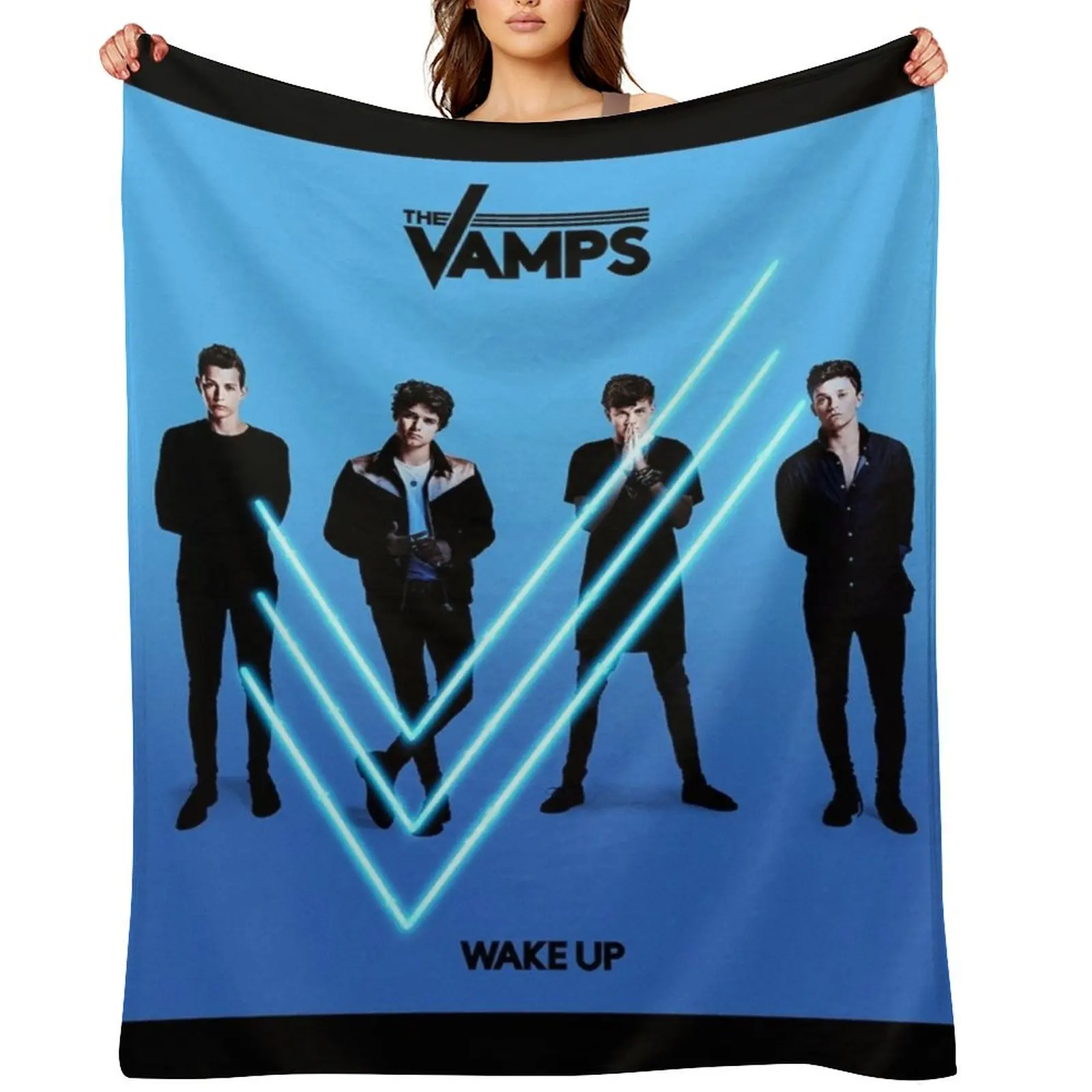 Wake up Throw Blanket Beach halloween christmas decoration Luxury Brand sofa bed Polar Blankets