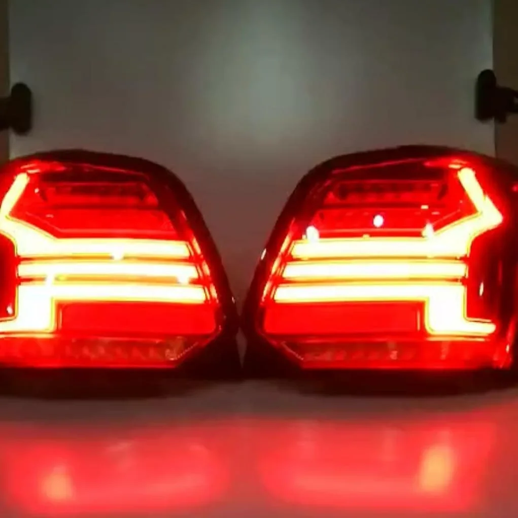 

Factory Hot Selling Modified LED Running Brake Lights Red Lens Rear Taillights For New Polo Model V1