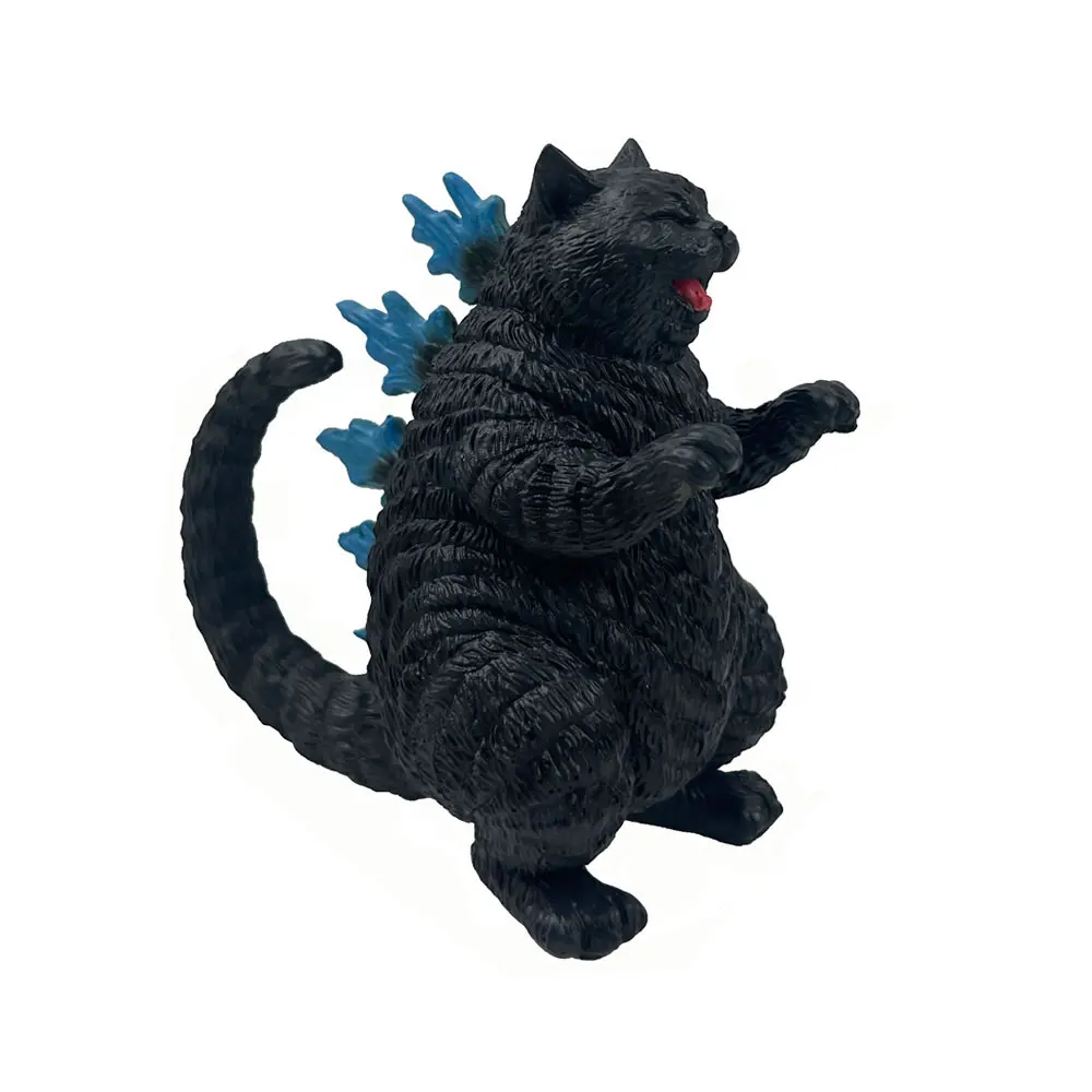 Monster-Katzen-Figur, einzigartige handgefertigte Monster-Statue aus Kunstharz, lustige Katzen-Skulptur-Dekoration für den Schreibtisch zu Hause, Sammlung für Monst – Detail 3