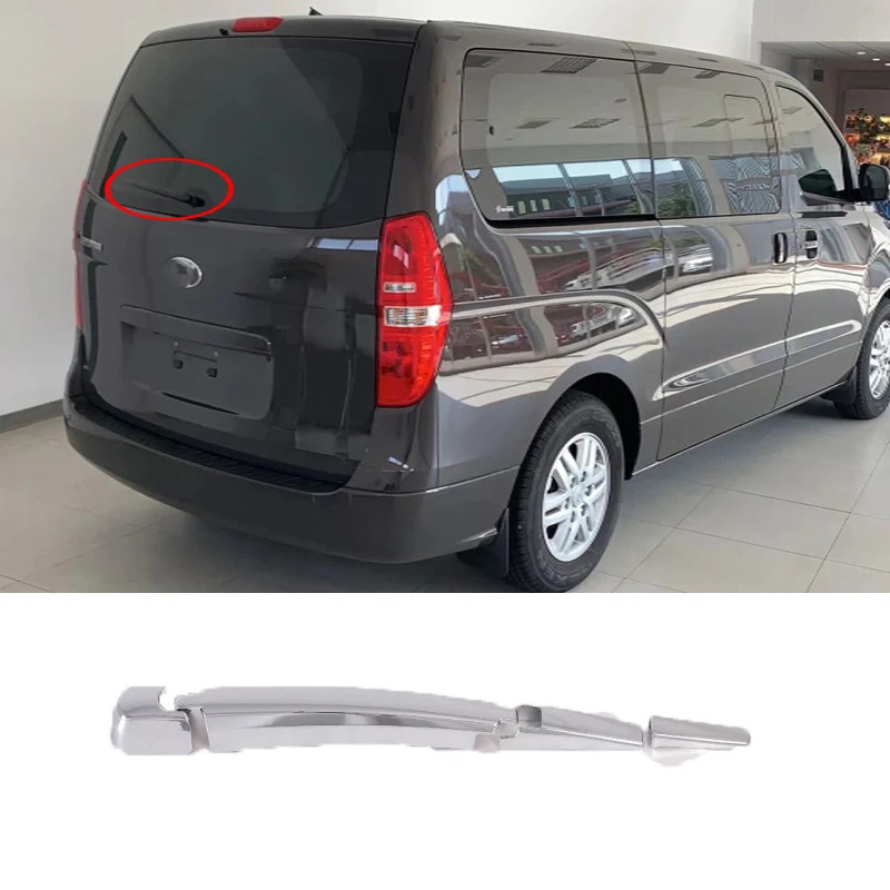 For Hyundai Grand Starex H-1 i800 2018 2019 2020 ABS chrome Rear Window Wiper Cover Trims Windscreen Wipers Decoration