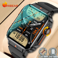 1.95 GPS Outdoor Military Smart Watch Men Bluetooth Call Smartwatch For Xiaomi Android IOS IP68 Waterproof Ftiness Watches Man