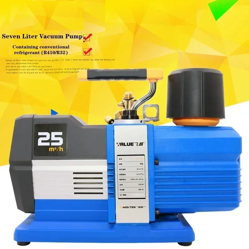 Excellent Top Quality VRP-15D Industrial-Grade Iarge-Scale Cold Storage Air-Conditioning Two-Stage 7L Lithium Battery Vacuum Pum