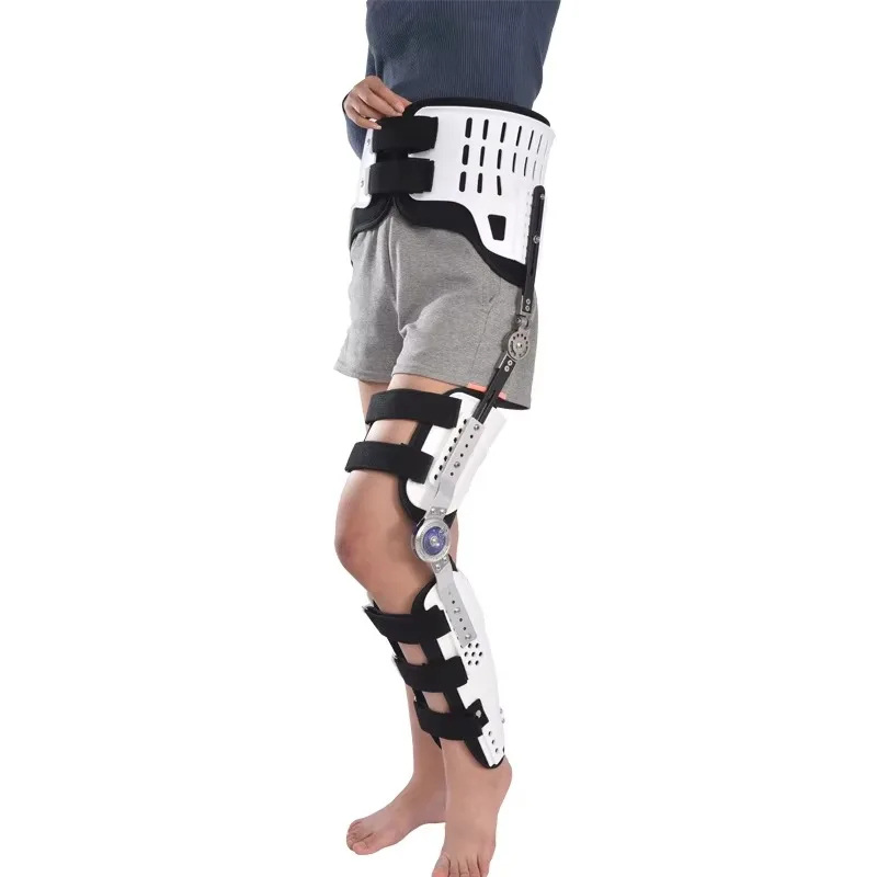 Reinforcement Lower Limb Bracket Adjustable Orthosis Leg Fracture Orthopedic Hip Knee Ankle and Foot Fixation Support Brace