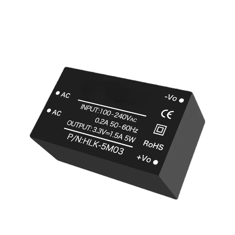 HLK-PM01 HLK-PM03 HLK-PM12 HLK-5M03 HLK-5M05 HLK-5M09 HLK-5M12 HLK-5M24 AC-DC 220V to 5V/3.3V/12V Isolated Power Module