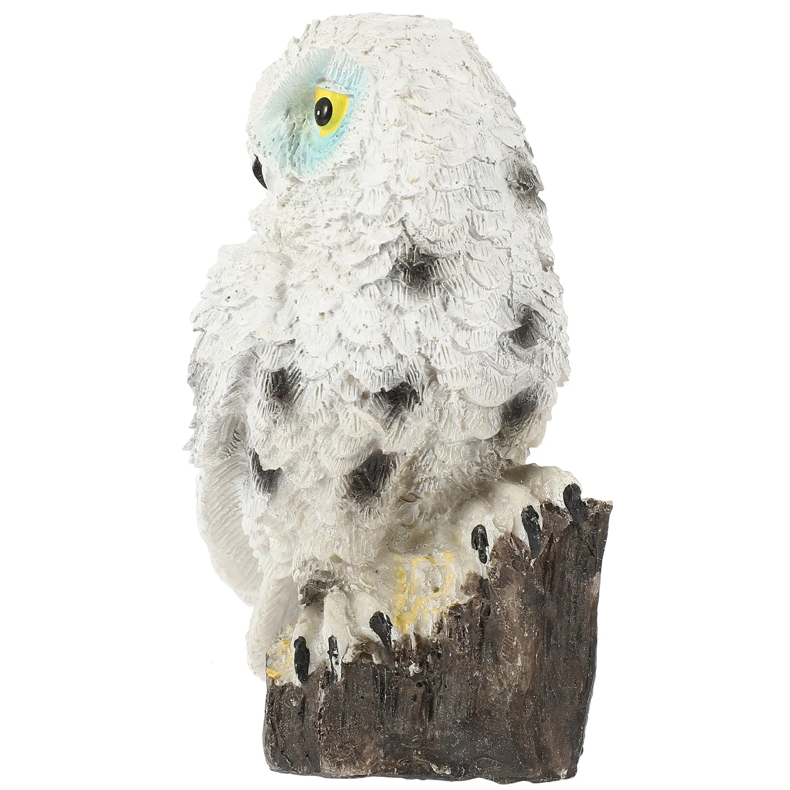

Resin Owl Statue Standing Owl Figure Garden Sculpture Outdoor Landscape Ornament Garden Sculpture Landscape Ornament