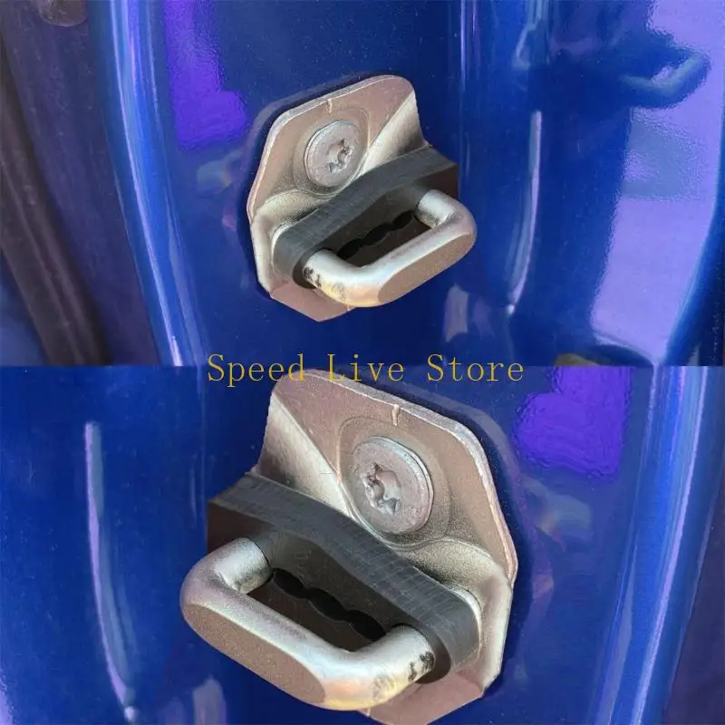 547C 4Pcs/Lot Car Door Latches Buffer Pads Cushion High Quality Rubber Shock Absorption For Noise Reduction And Safe Driving