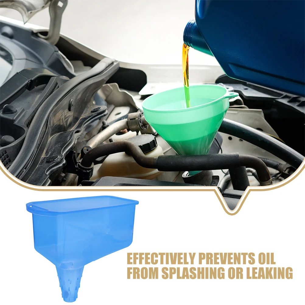 2 шт. масляная воронка для автомобиля, мотоцикла, большой брызгозащищенный гибкий дизайн, инструмент для замены масла, инструмент для обслуживания двигателя