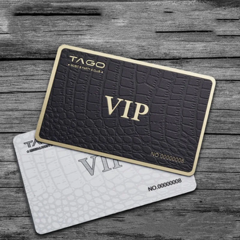 

200pcs Carte De Visite Eco-friendly Double Side Printing Name Custom Membership Plastic Cards, PVC Business Vip Card