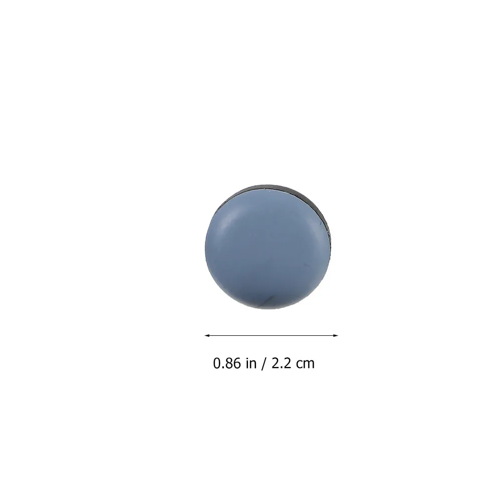 20Pcs Nail-on Furniture Glides Round Nylon Head Metal Nail Floor Protector Pads for Hardwood Vinyl Cement Floors Noise-Proof