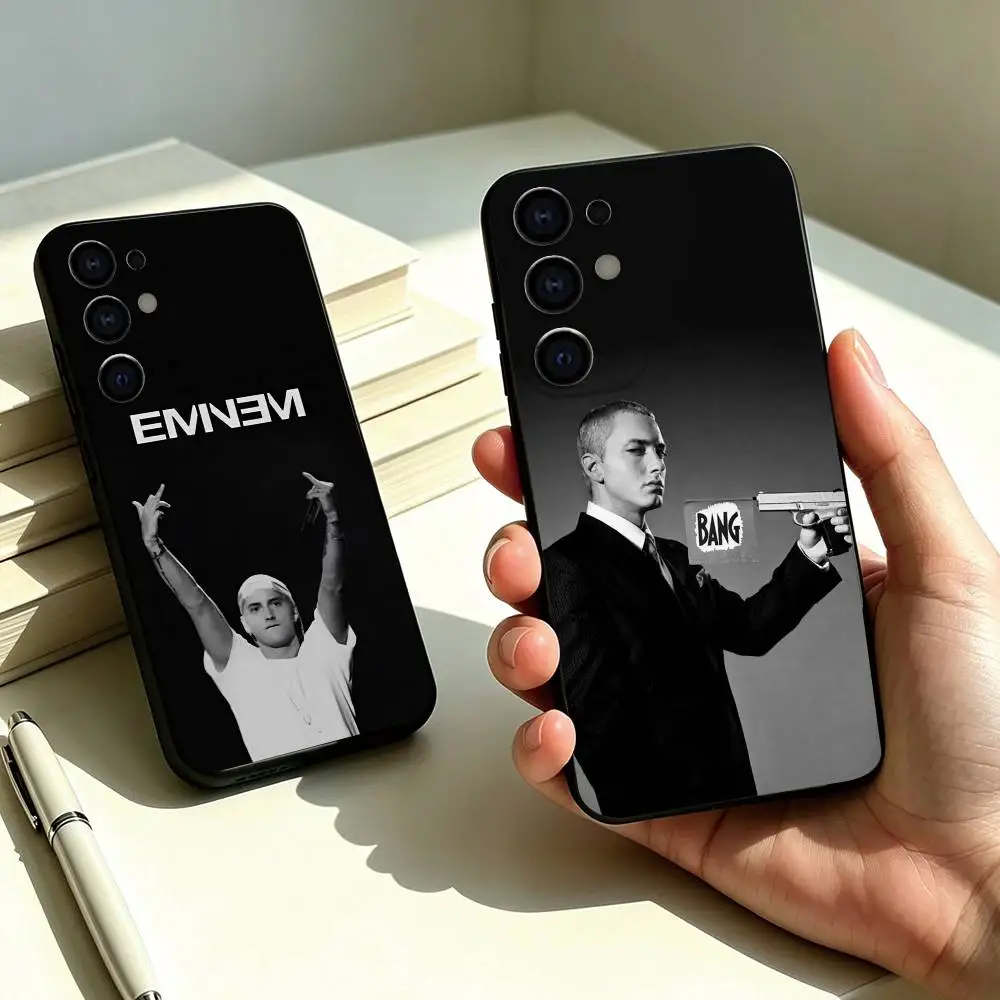 R-Rapper E-Eminem Phone Case For Samsung S25,S24,S21,S22,S23,S30,Ultra,S20,Plus,Fe,Lite,Note,10,Black Cover Gift