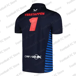 2024 New Summer Printed Shirt Verstappen  Racing Jersey 2024 Team Polo T-shirt