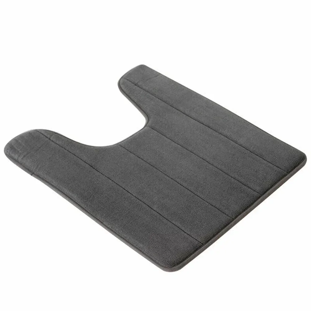 Soft Bath Mat Home Decor Washroom Floor Washable Doormat Bathtub Side Area Mats Toilet Mat Bathroom Mat Set