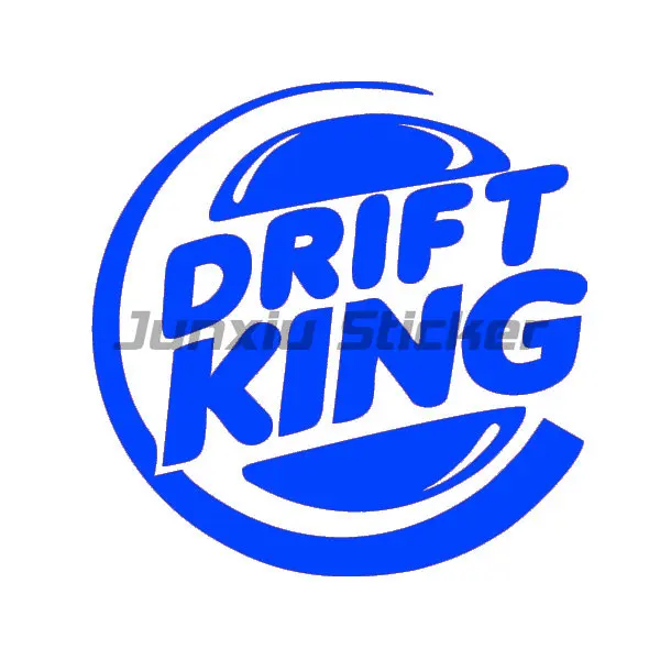 Retro DRIFT KING Spoof Grappige JDM Drift Vinyl Auto Sticker Cover Scratch Decal Motorfietsen Auto Accessoires