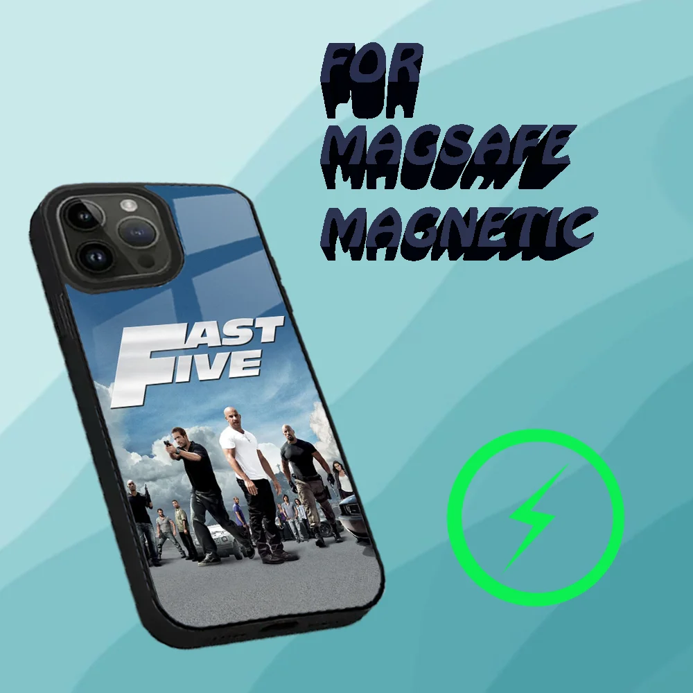 F-Fast And F-Furious Phone Case For iPhone 16,15,14,13,12,11,Plus,Pro,Max Mini Magsafe Magnetic Wireless Charging