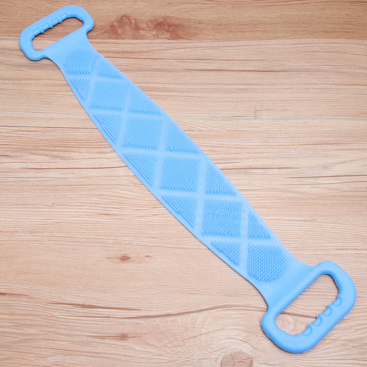 

Back Massage Towel Bath Scrubber Durable Premium Material Exfoliate Dead Skin Portable Easy Handle Grip Shower Bath