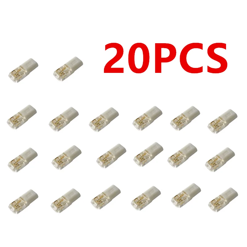 20/30/50 Stück D2-Steckverbinder, Weiß, 2-Wege-Kabelstecker, Schnellverbinder, Kabelklemmen für Auto-Elektrik