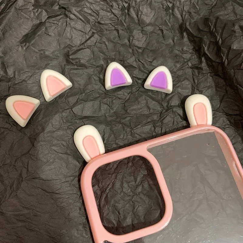 Cartoon Bunny Cat Bear Deer Ears Silicone Sugarcraft Mold Resin Tools Cupcake Baking Mould Cake Decorating Tools