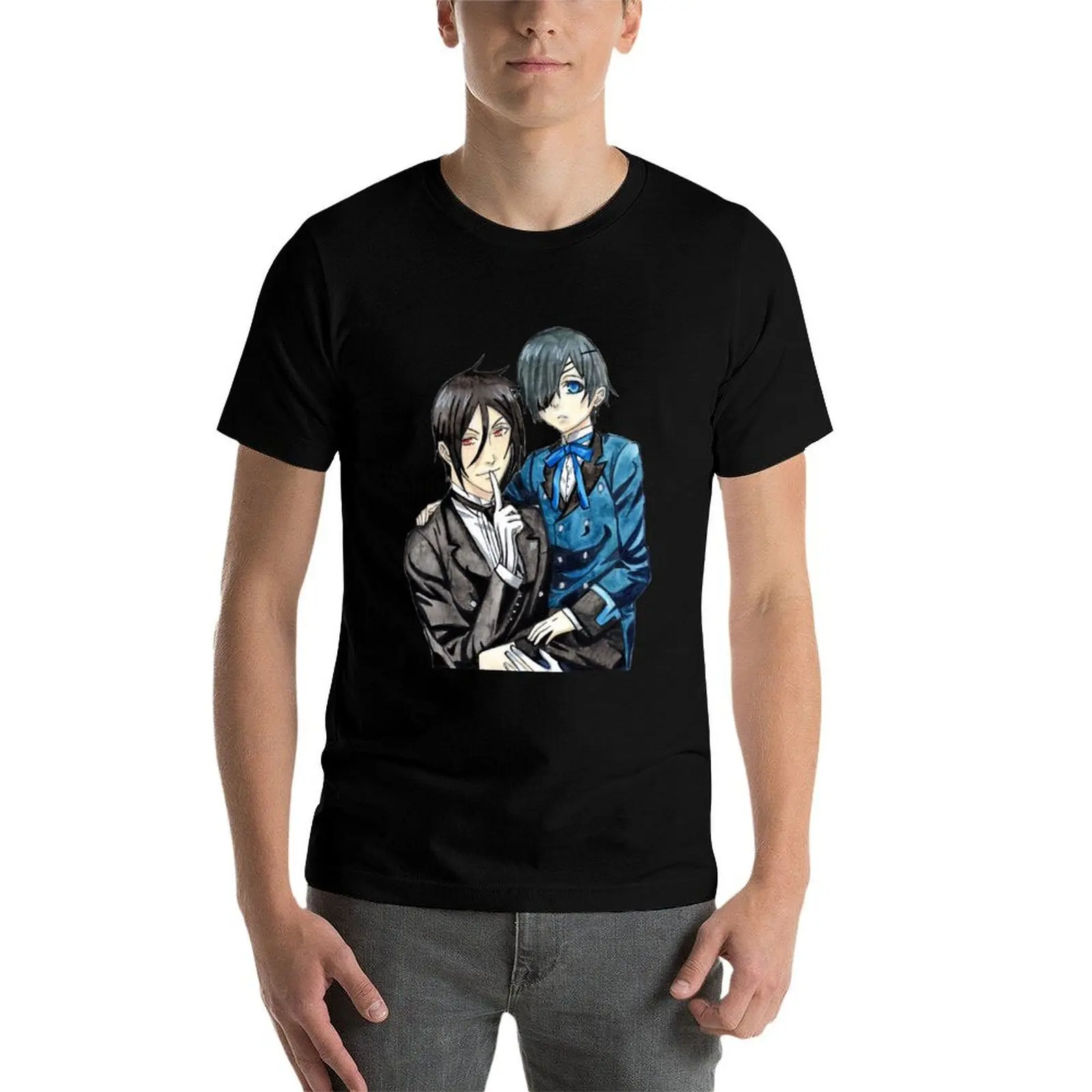 Black Butler T-Shirt summer top anime figures t shirt men - view 3