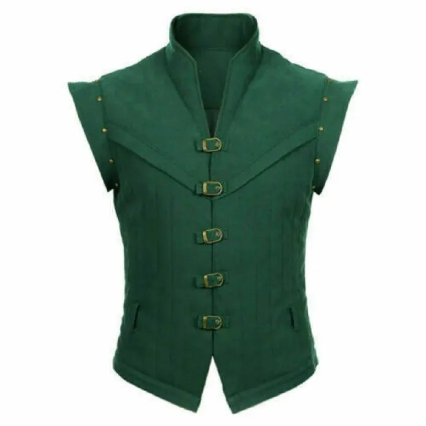 

Anime Hot Selling Cosplay Rapunzel-Flynn Knight Green Small Vest Suit Vest Shirt Carnival Halloween Customized Charm