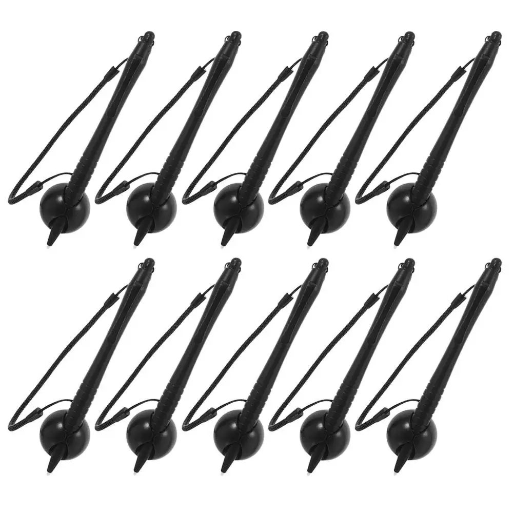 

10Pcs Resistive Touch Pen Hard Tip Spring Rope Anti-Lost Stylus Pen for Writing Drawing Note-Taking Resistive Screen Devices