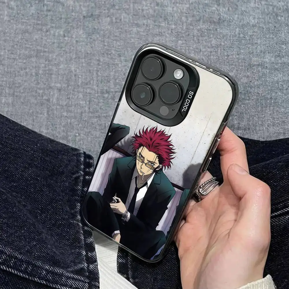 Etui na telefon S-Suoh M-Mikoto do iPhone'a 17 16 15 14 Pro Max, niezależne metalowe przyciski, srebrna obudowa IMD