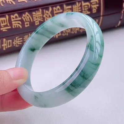 Natural Myanmar Jade Jade 54mm-62mm bracelet Princess jewelry bracelet send mom send girlfriend gift