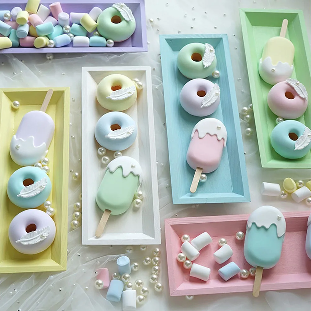 

Artificial donut simulation doughnut fake food props dessert cake house store shop cabinet decor fake ice cream model