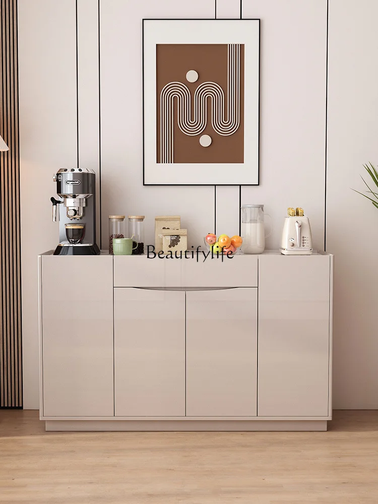 

Large capacity balcony cabinet Living room economical household light luxury bay window locker Multifunctional modern