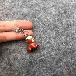 사랑스러운 실용적인 미니 송진 하이랜드 암소 먼지 플러그, 휴대폰, 태블릿, 노트북, USB-C, C 타입, 라이트닝 포트