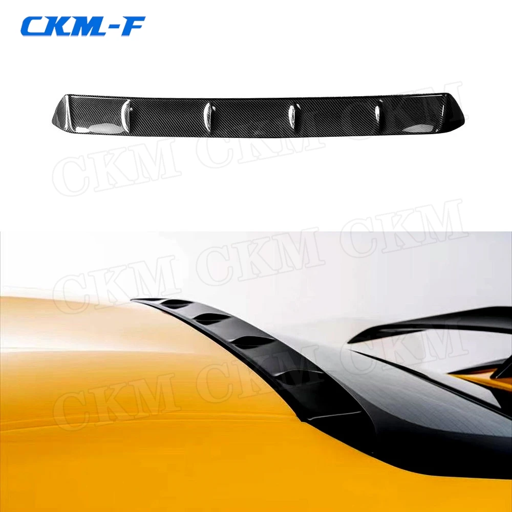 

Carbon fiber Material Rear Roof Top Spoiler Wings Case For Toyota Supra A Style 2019 2020
