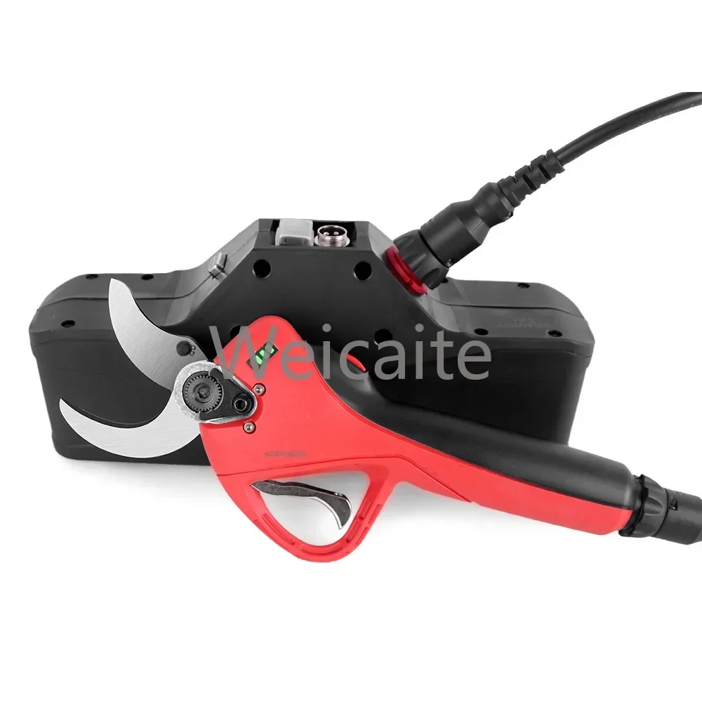 

G04 43.2v Battery Pruner 40mm Olive Tree Scissors Electric Pruning Shears with Progressive Cutting