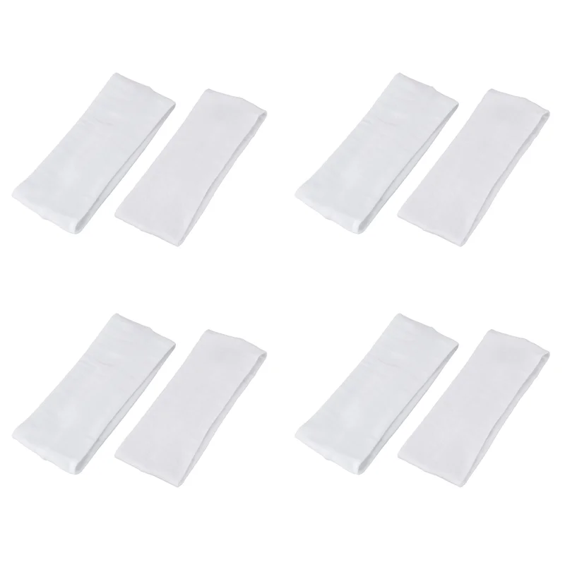 

New-8Pcs Fashion Women Cotton Yoga Hair Band Sports Sweat Lady Headband Popular Women Hair Accessories White